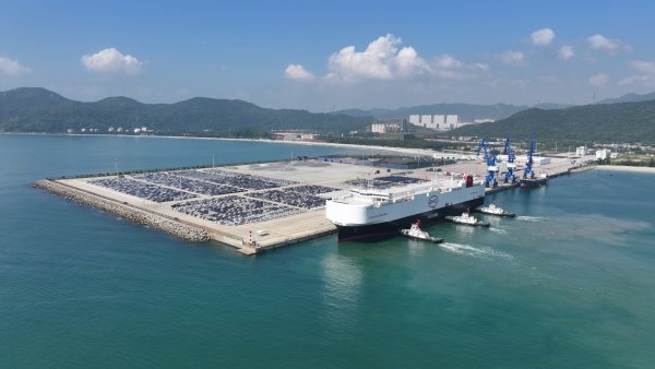 KY开元幼漠港区汽车今年累计出口超5万辆